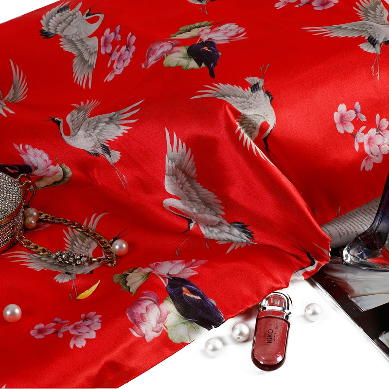 Touch The Sky Satin Fabric