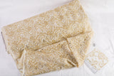 Florid Universe Organza Fabric (Gold , Organza , floral)