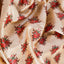 Deep Rose Tassar Silk Fabric (Baege, Red, Rose, Tassar Silk)