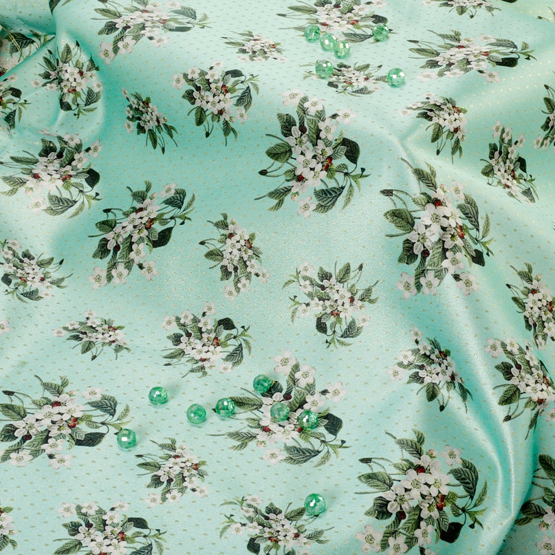 floral (golden dots)