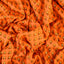 Glow In Peach Mulmul Fabric (Orange Peach, Mulmul, Foiling)