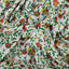 Bridal Flash Fabric (Green & Red, Floral, Cotton)