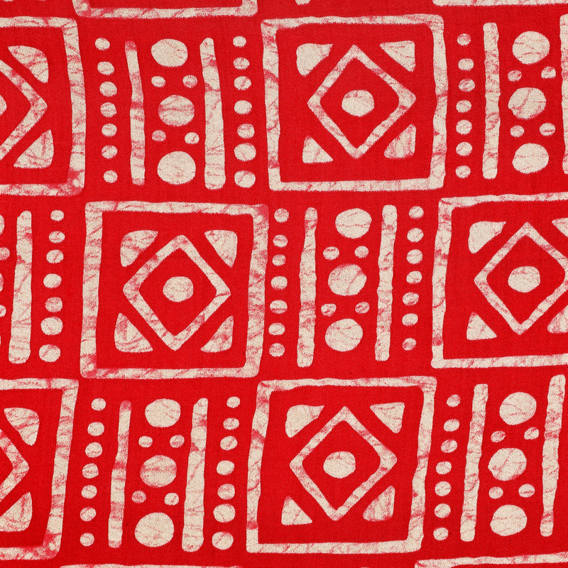 red & white