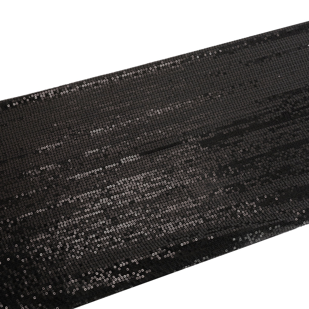 Cocktail Pop Georgette Fabric (Black, Sequin, Georgette )