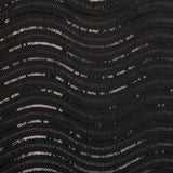 Date Night Georgette Fabric (Black, Georgette )