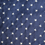 Shades of Grey Linen Satin Fabric (Blue, Embroidery, Linen)