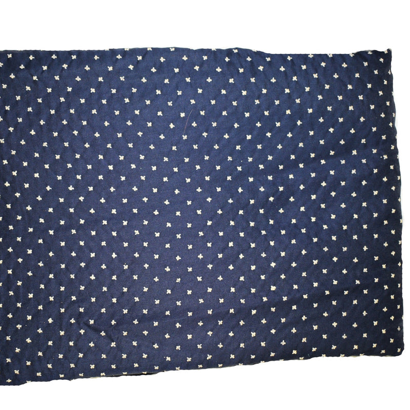 Shades of Grey Linen Satin Fabric (Blue, Embroidery, Linen)