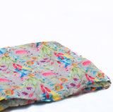Floro Pop Cotton Fabric (Florecent Colour, Floral, Cotton)