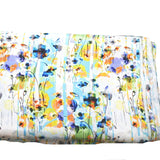 Romancing Flora French Crepe Fabric (Water Colour ,Floral,  French Crepe)