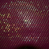 Sparkling Saturday Georgette Fabric (Red , Sequin, Georgette)