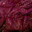 Sparkling Saturday Georgette Fabric (Red , Sequin, Georgette)