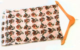 Motif Love Tabby Silk Fabric (Baege, Brown, Green, Tabby Silk)