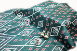Shaadi Couture Silk Fabric (Green, Silk)