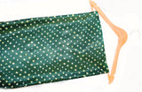 Class Bandhani Satin Silk Fabric (Green, Bandhani, Satin Silk)