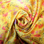 Blossom Couture Chanderi Fabric (Yellow, floral, Chanderi)