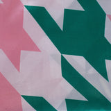 Belle Italia Satin Fabric (Green & Pink, Modern, Satin)