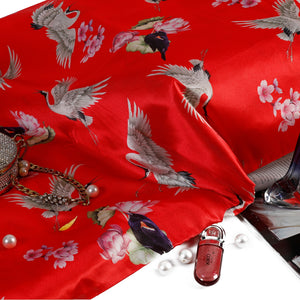 Touch The Sky Satin Fabric