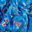 Dense Dynasty Satin Fabric (Floracent Blue, Nature, Satin)