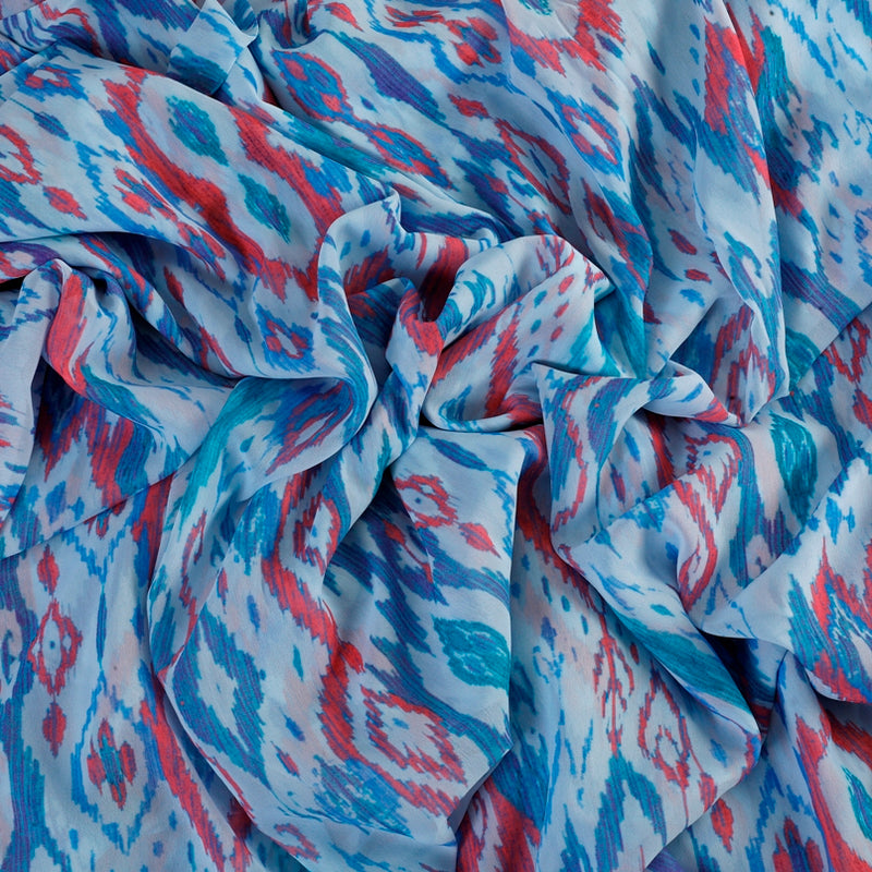 The Glamourous Boheminian Georgette Fabric