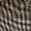 Dice Satin Fabric (Black & Baege, Geometrical, Satin )