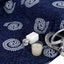 Snow Flakes Cotton Fabric (Blue, Bohemian, Cotton)