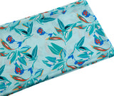 Shades of Paradise Crepe Fabric (Green, Blue, Crepe)
