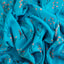 Dream Alora French Crepe Fabric ( Blue, Floral, French Crepe)