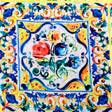 Sanorita Crepe Fabric (Yellow, Blue, Crepe)