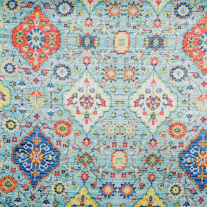Rock N Roll Satin Fabric (Blue, Satin)