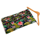 Gulistaan Muslin Fabric(Green, Floral, Muslin)