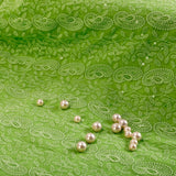 Enlighten Goergette Fabric(Green, Thread Work, Goergette )