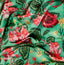 Masaba Masaba Satin Fabric (Green, Tropical,Satin)