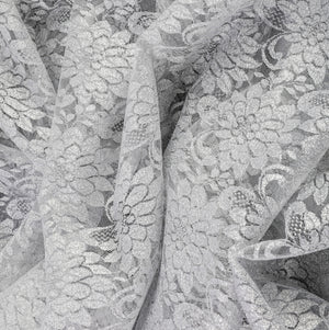 Elegance Takeover Chantel Fabric (Silver, floral, Chantel)