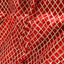 Rose Glow Silk Fabric (Red, Gold, Checks, Silk)