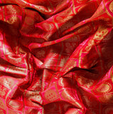 Royal Blush Brocade Fabric (Pink, Festival, Brocade)