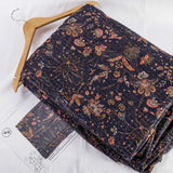 Carribean Shine Goergette Fabric (Dark Blue, Modern ,Goergette )