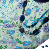 Pero Delight Muslin Fabric (Green, Floral, Muslin)
