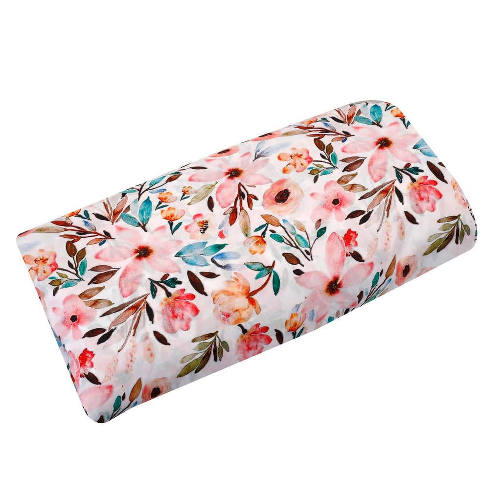 Pastel Blossom Muslin Fabric (Pink, Floral, Muslin)