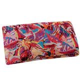 Milano Paris Georgette Fabric (Pink & Purple, Abstract, Georgette)