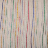 Roads of Rainbow - 2  Cotton Fabric (White, Stripes, Cotton)