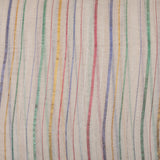Roads of Rainbow - 2  Cotton Fabric (White, Stripes, Cotton)