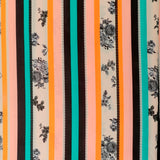Orange, Beage, Green & Black