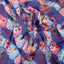 Bohemian Summer Goergette Fabric (Blue, Bohemian, Georgette)