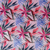 Lilly blush Bengali Silk Fabric (Pink , Floral, Bengali Silk)