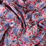 Lilly blush Bengali Silk Fabric (Pink , Floral, Bengali Silk)