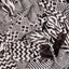 Versace Couture Georgette Fabric (Black, White, Georgette)
