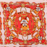 Orange & White