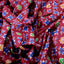 Ikkat Way Cotton Fabric(Maroon, Blue, Green & Yellow, Traditional, Cotton )