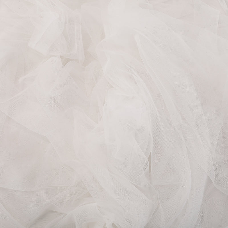 Spade Beauty Net Fabric (Dyeable, White, Net)