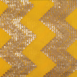 Squash Glow Georgette Fabric (Yellow, Gold, Georgette)